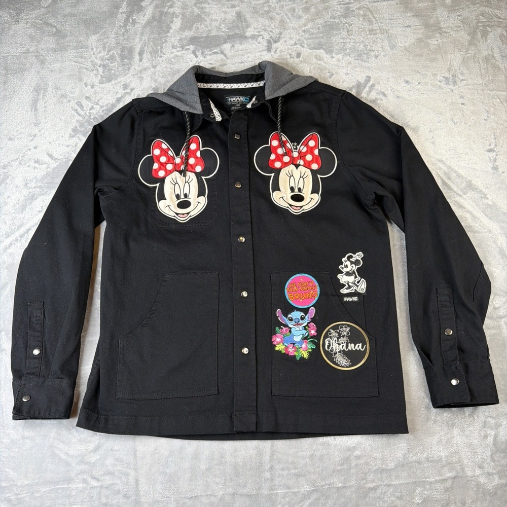 Tony Hawk Disney Minnie Mouse Stitch Ohana Jacket Unisex M Custom